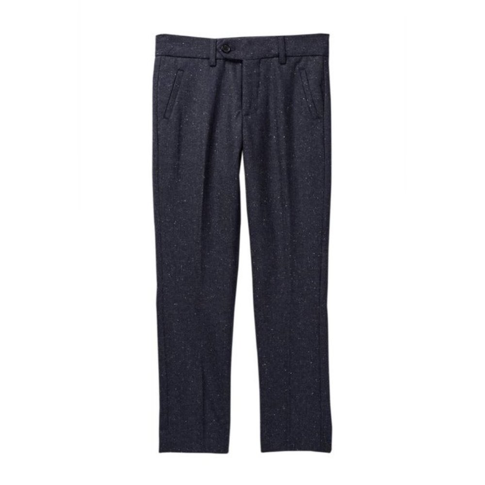Isaac Mizrahi Boys Black Tweed Dress Pants Sz 12